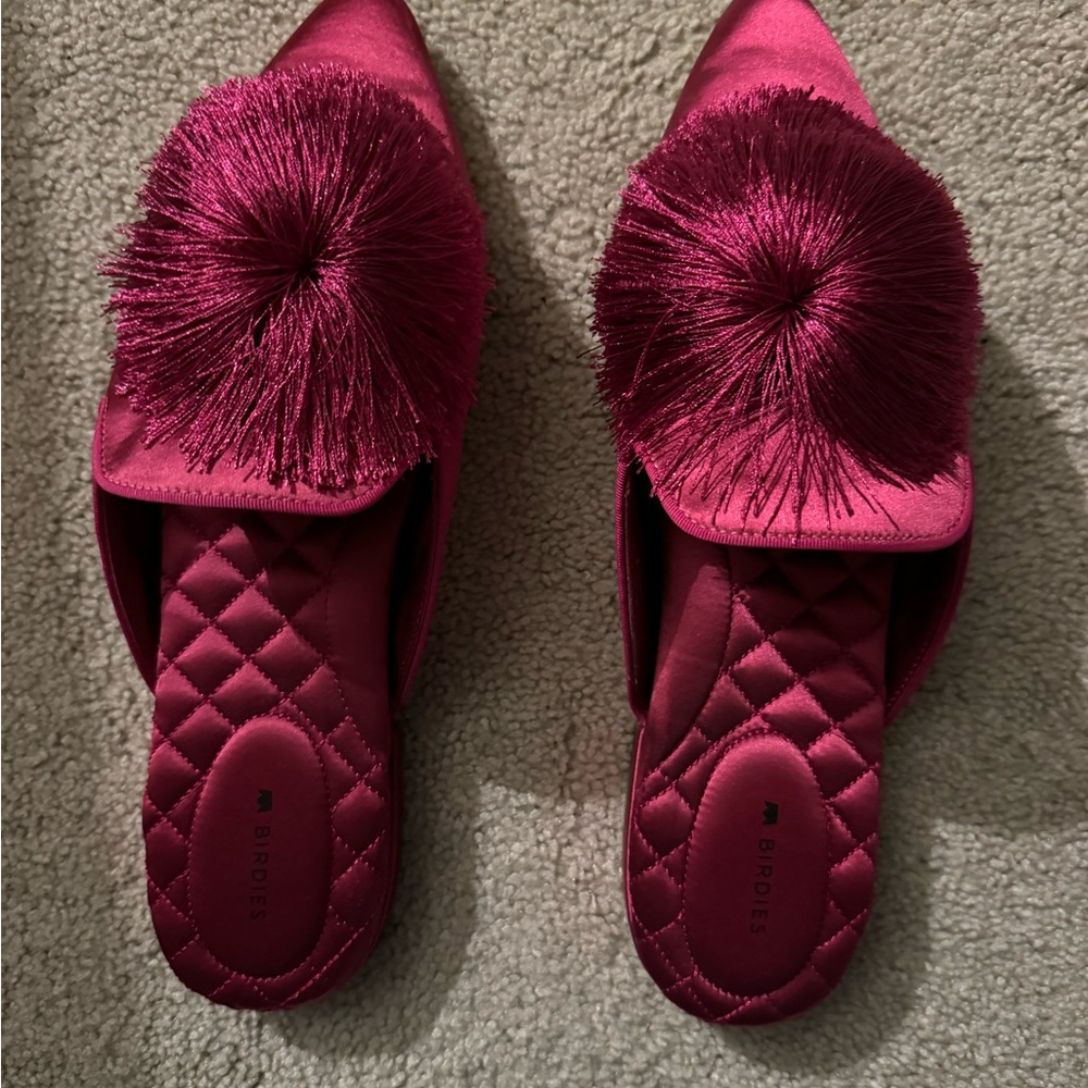 Birdie hot pink flats!